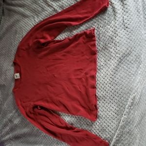 Red long sleeve shirt (women's)